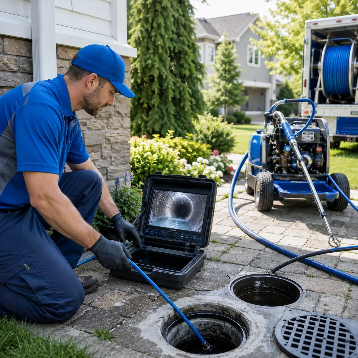 Outdoor drain cleaning professionals serving Madison, IL