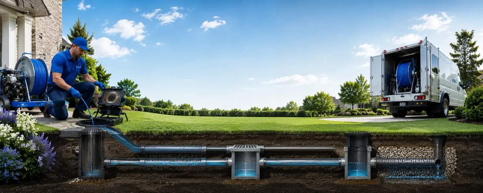 Outdoor drain cleaning information for Madison, IL